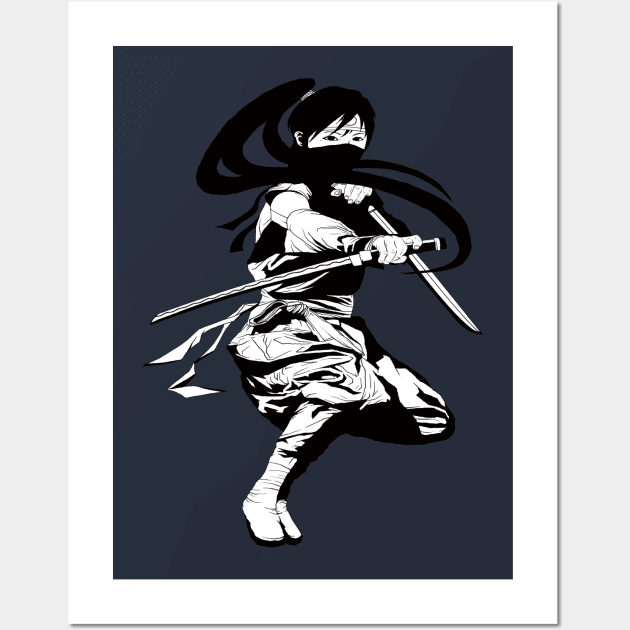 Kunoichi samurai Wall Art by Mens_Passion